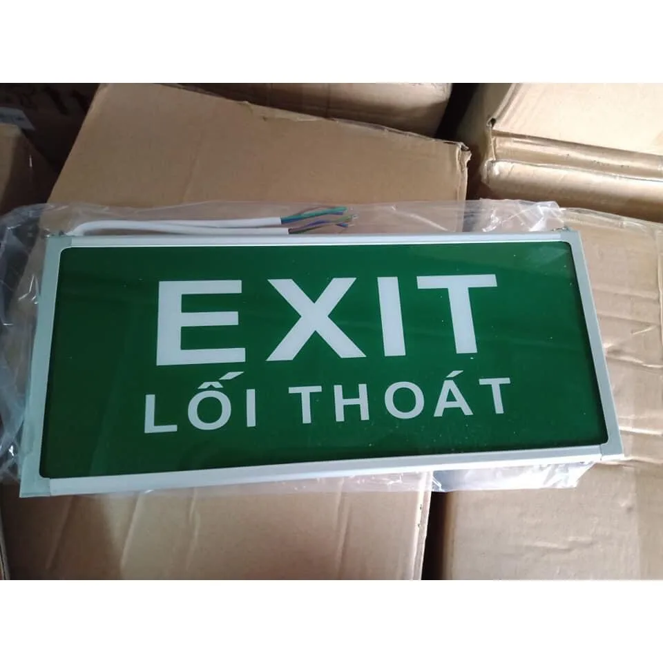 Đèn exit (TQ) 3 Đèn exit chỉ dẫn thoát hiểm TQ