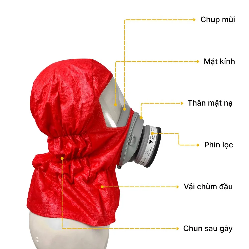 Mặt nạ phòng độc EFIRE EH60