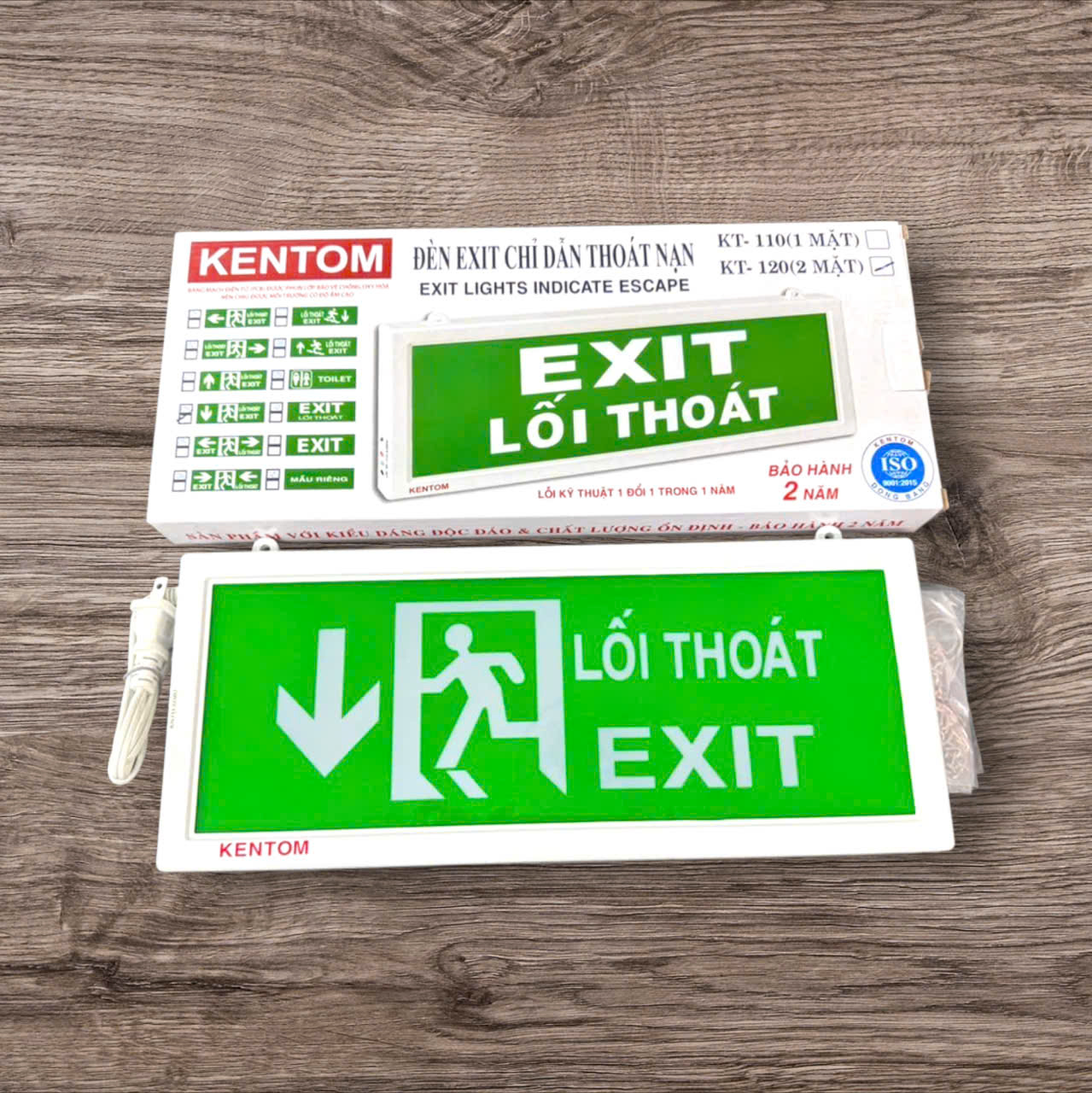 z7658946547274_0b5ca92045d3c07fa775b25967265c5c Đèn exit thoát hiểm Kentom ( KT120 – 2 mặt )